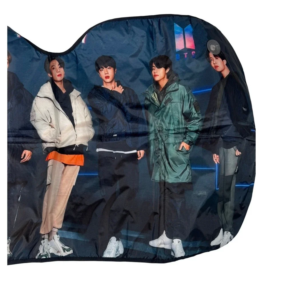 BTS Bangtan Boys Kpop Group‎ Photo Car Sunshade Windshield Protector - Picture 4 of 6
